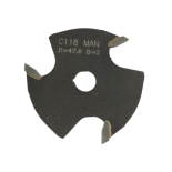 Диск пазовый под набивной кант D=47,6мм,d=8мм, B=2мм, Z=3